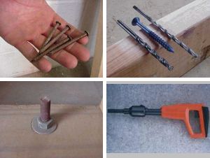Fasteners for sill plate