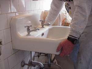 Remove old sink